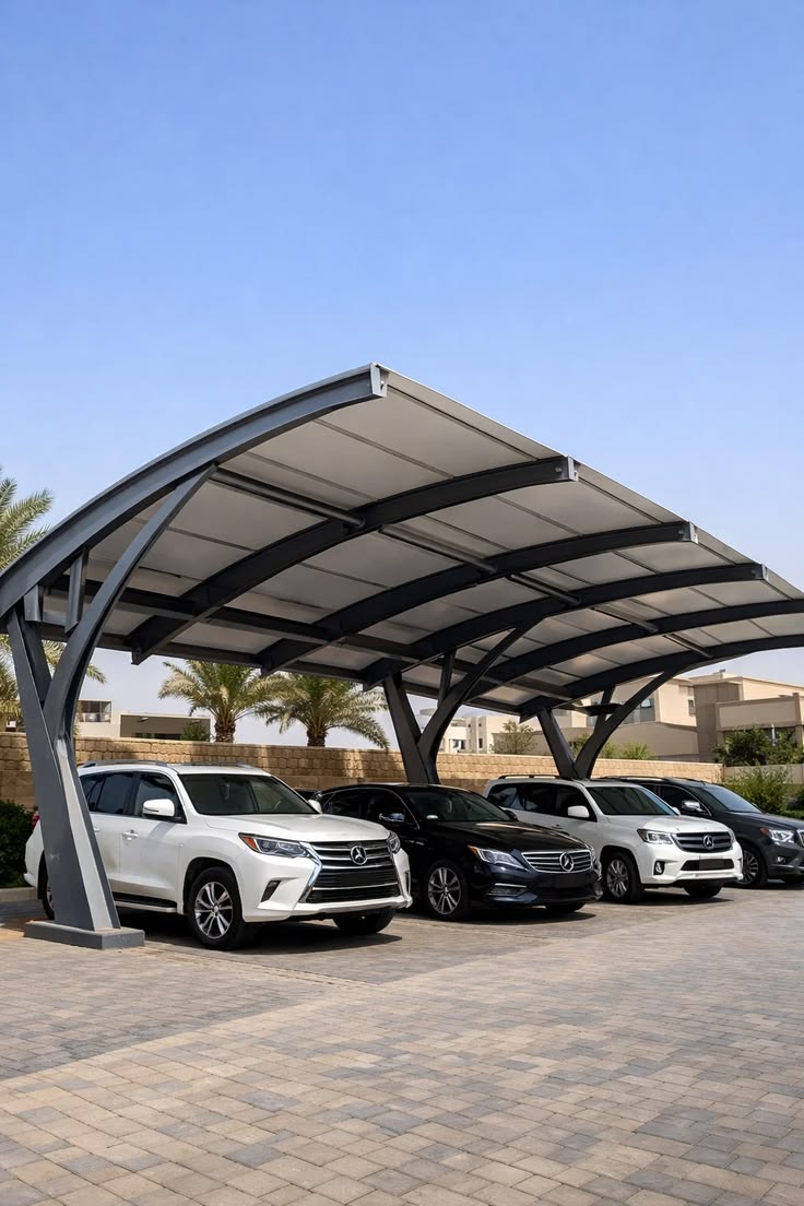 مظلات سيارات دبي